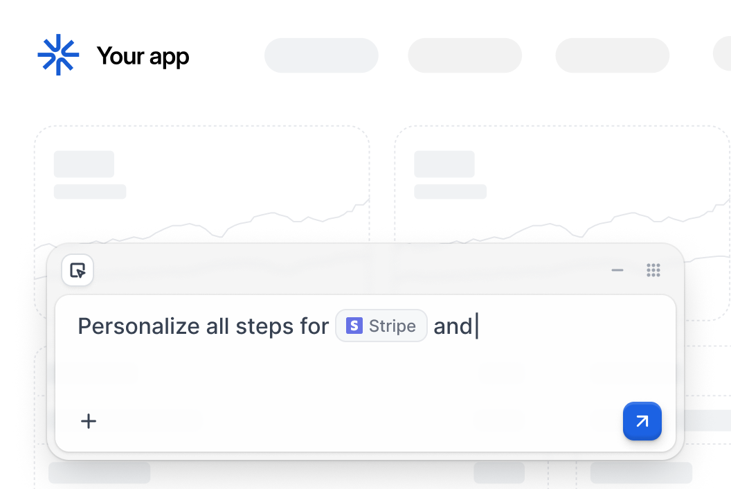 Navattic AI Copilot feature for personalising interactive demo steps