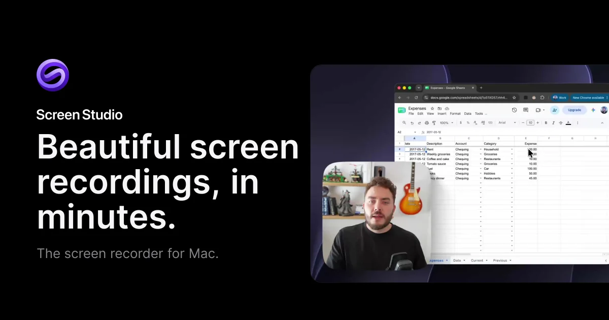 Screen Studio vs Tella vs FocuSee vs Descript, four screen recorders for product demo videos compared