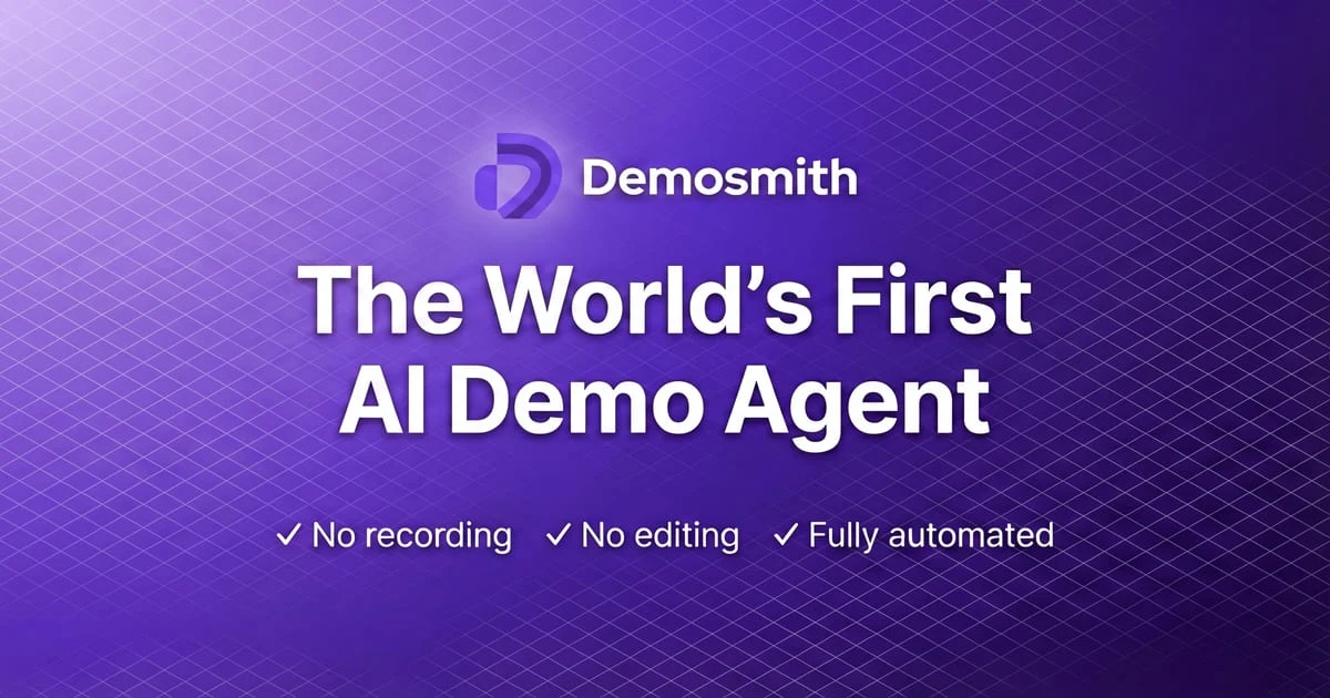 Demosmith logo, the AI demo agent, for a guide to Demosmith alternatives