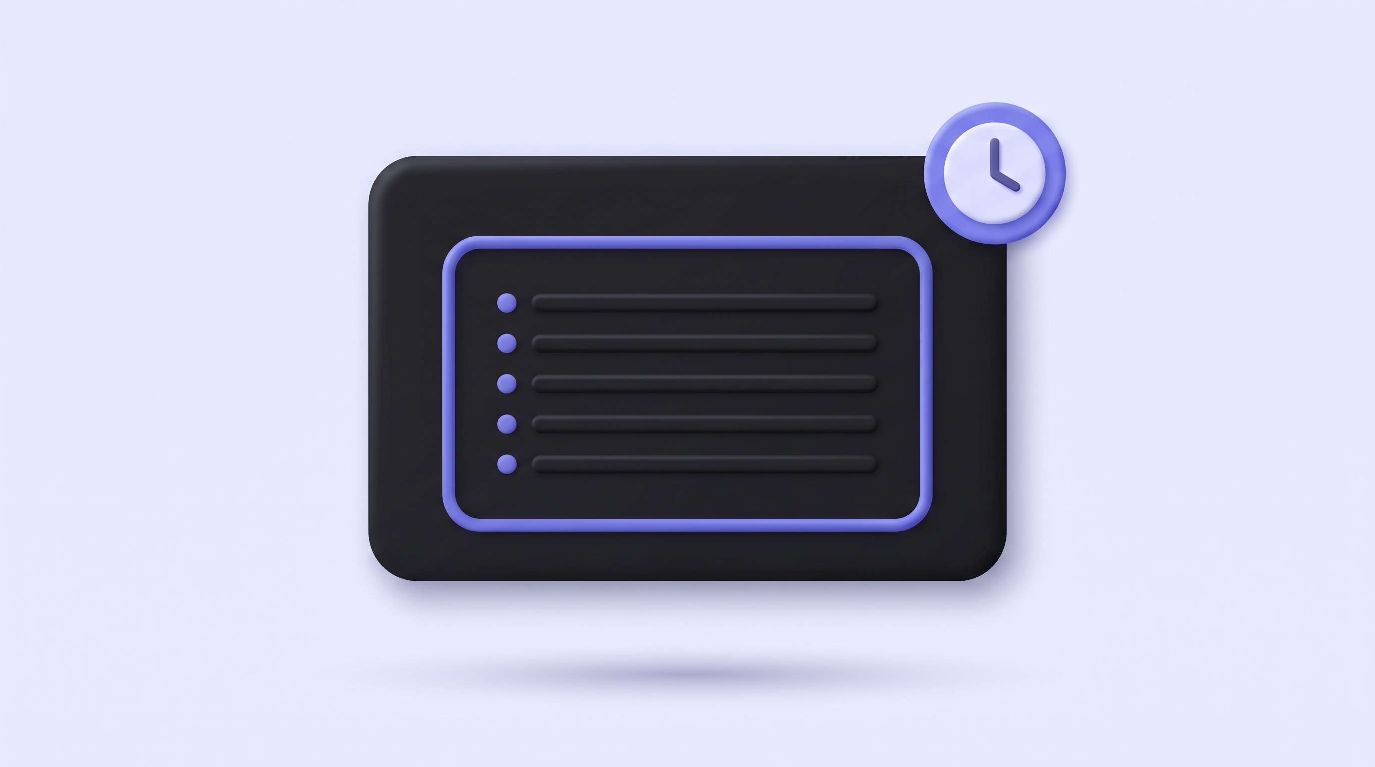 A static slide deck with a clock badge, showing the hours of manual QBR prep per account