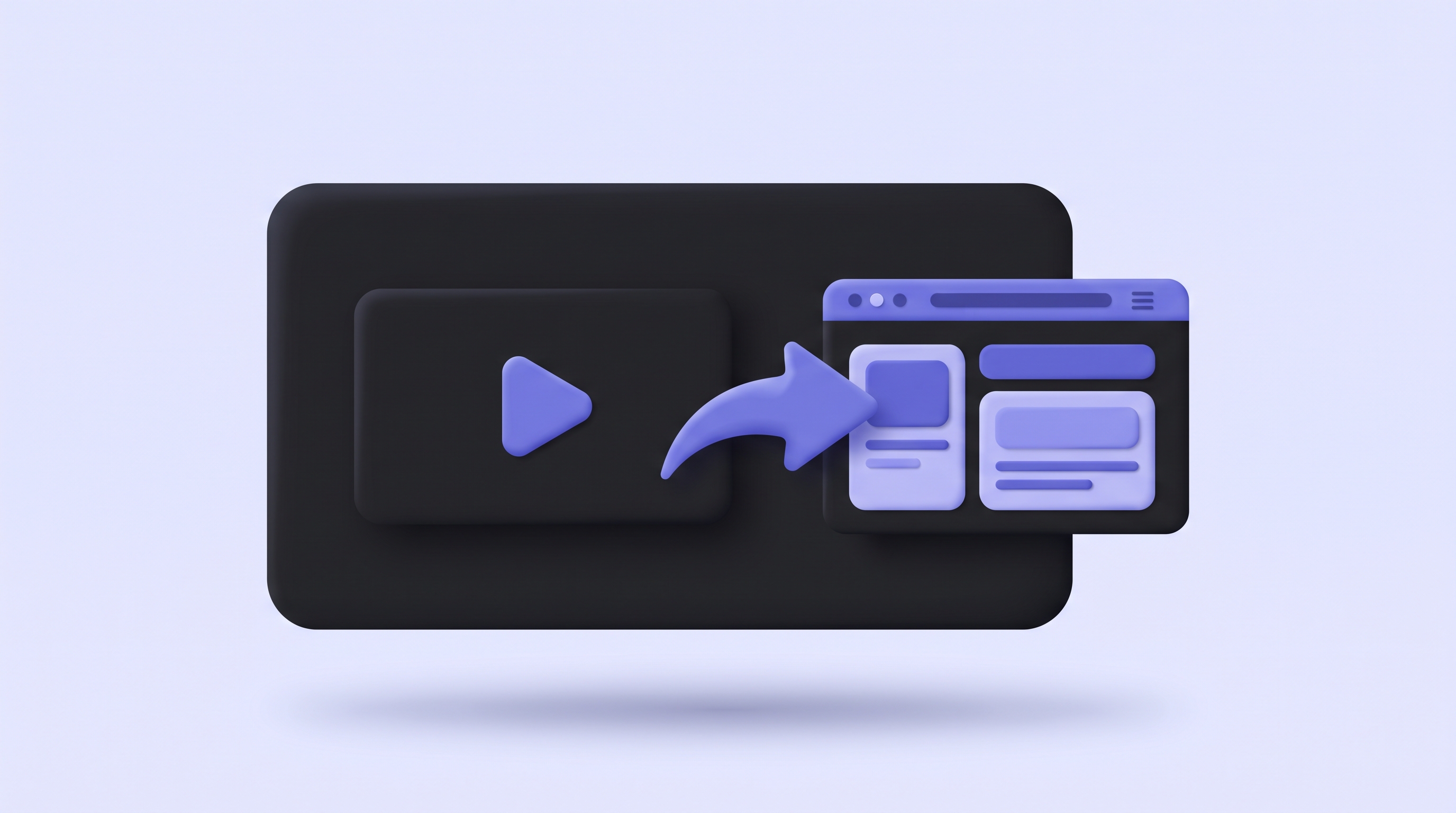 A video module exporting into an LMS-style container window
