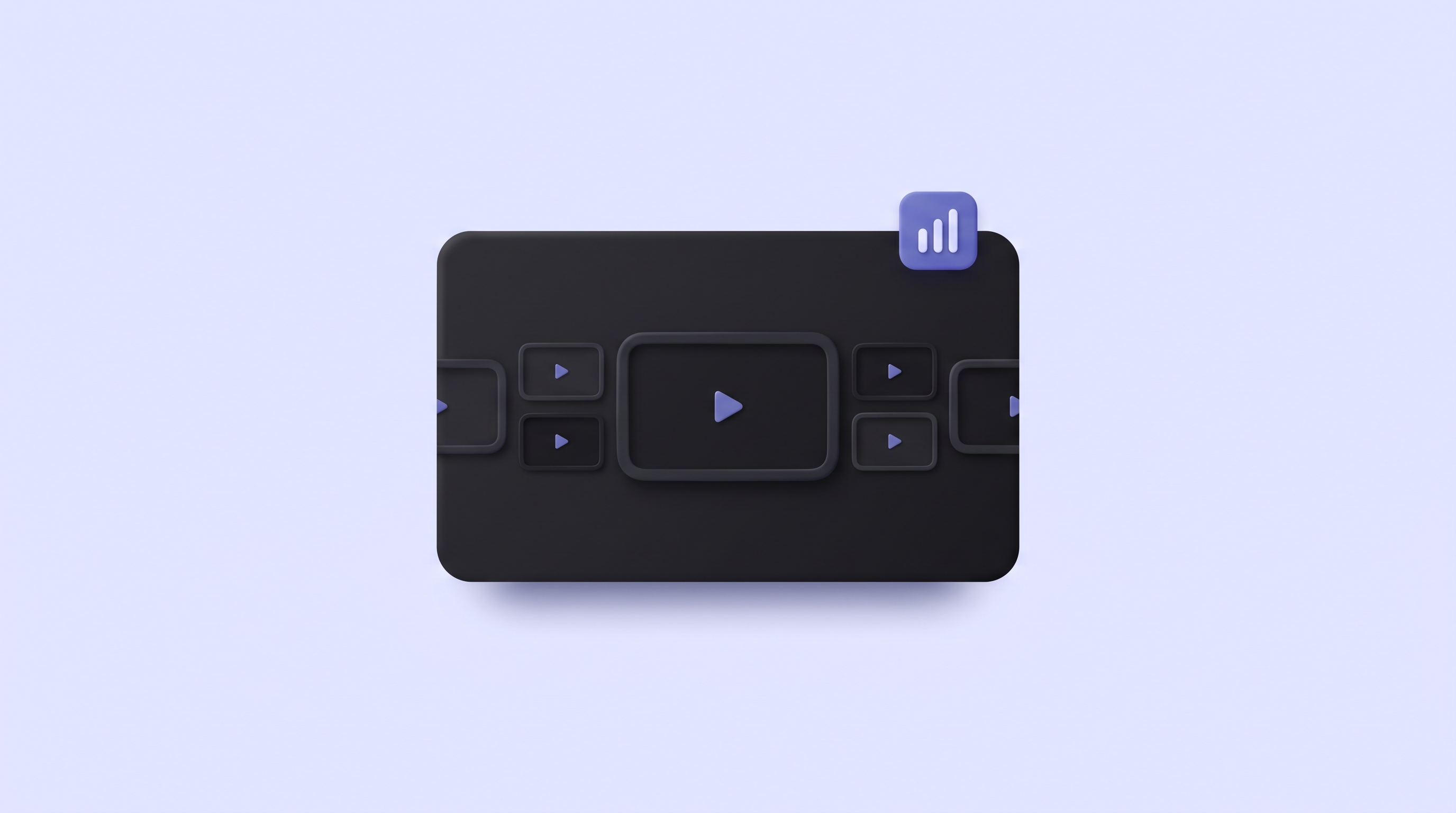 A row of mismatched, uneven video thumbnails showing inconsistent quality