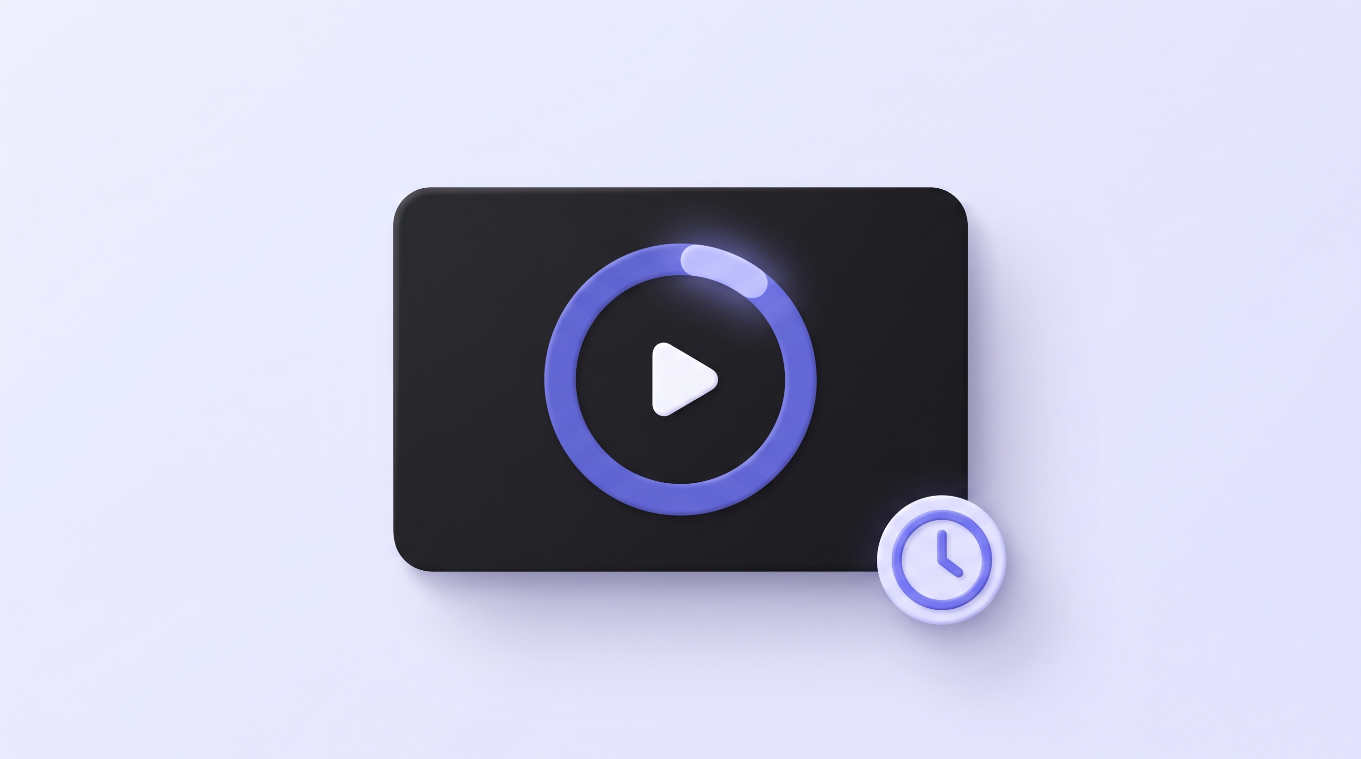 A progress timer showing 10 minutes from URL to finished video