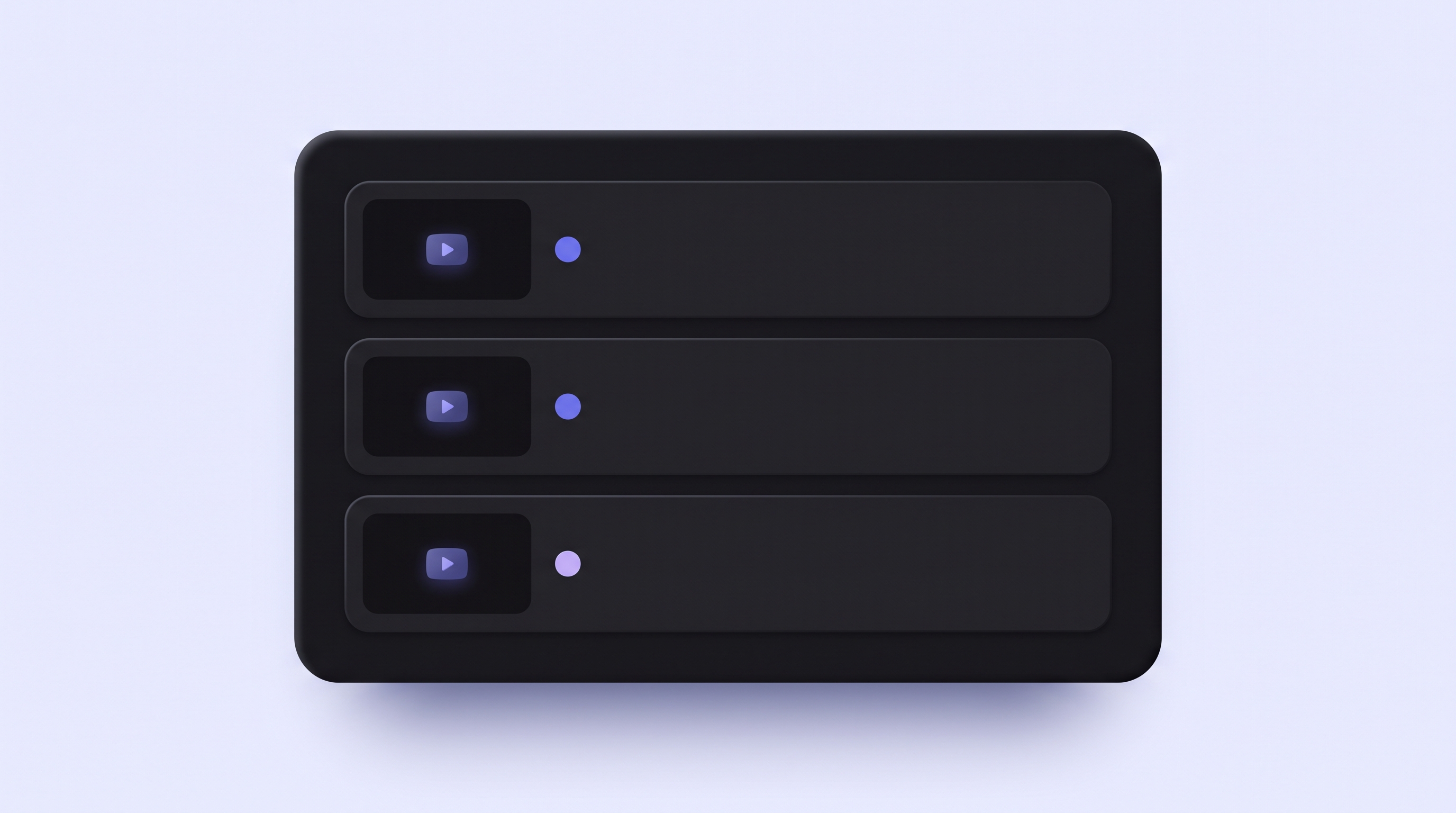 A video changelog feed with a demo attached to each release entry