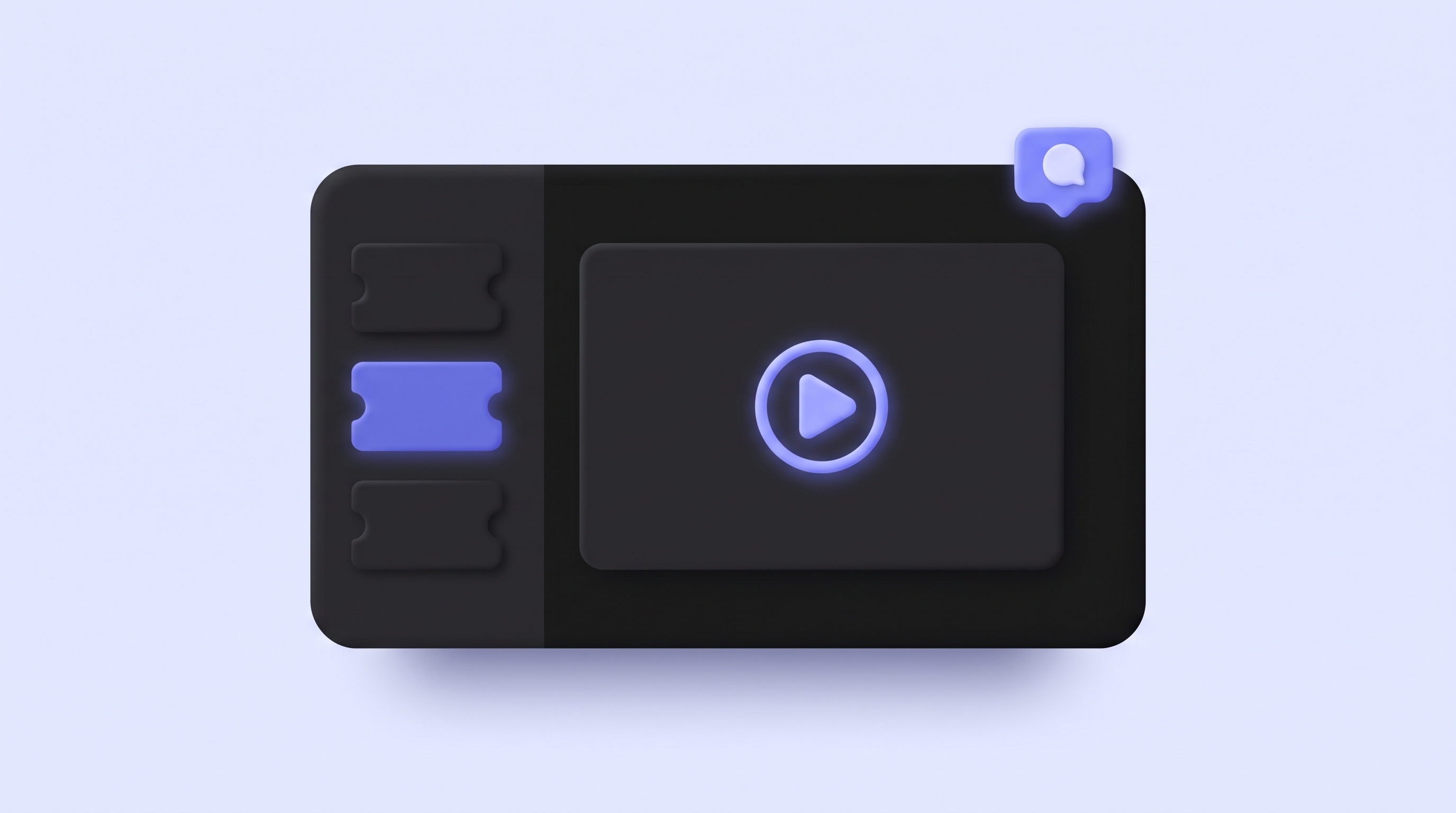 Support ticket with embedded video walkthrough